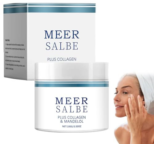 Aktiv Meersalbe Gegen Hände Und Nägel Behandeln, Meercream Für Reibeisenhaut Und Trockener Haut, Meerwassersalbe Zum Feuchtigkeitspflege Für Alle Hauttypen (100g)