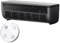Rechargeable Wall Mounted Air Conditioner, Small Conditioner Fan with 3 Speeds, Multifunctional Cooling for Desk Bedroom Office Kitchen -Black