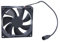 DOSERTY Ventilateur de refroidissement silencieux 9025 - 9 cm - 90 x 90 x 25 mm - 2500 tr/min - CC 12 V - 5,5 x 2,1 mm - Pour appareils électroniques et animaux domestiques