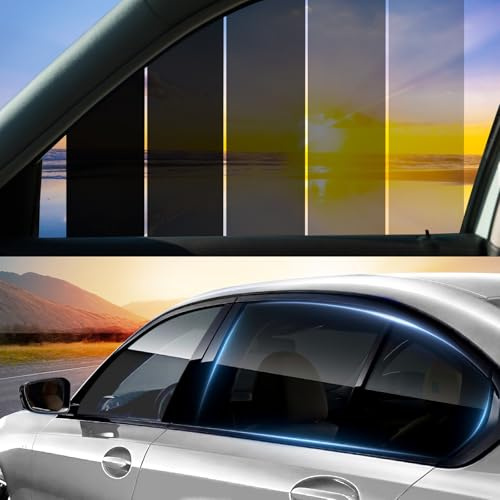 Vepagoo Tönungsfolie Auto, Scheibentönungsfolie Auto, 70% VLT - Länge: 305CM, Breite: 50CM, blockiert UV-/IR-Strahlen, Hitze und Blendung - Kratzfeste Autofensterfolie Heat & Glare
