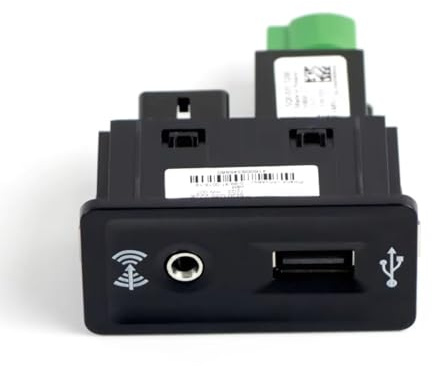 USB Port Adapter Compatible With VW For Golf 7 MK7 AUX Socket Switch Button Interface Connector Adapter 5G0035222E 5Q0036726E