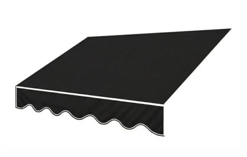 Markisenstoff für Markise, Ersatzstoff für Markise Balkon, Wasserdichter Markisenbezug mit UV-Schutz, UV-beständiges Polyester Tuch für Terrasse, Balkon und Garten, Ohne Gestell