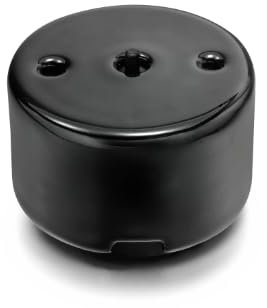 Fontini do - Conmutar superficie 10a 250v porcelana negro pack