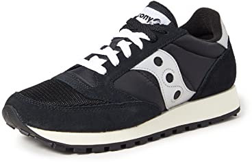 Saucony Jazz Original Vintage, Sneaker Uomo, Black Silver White, 38 EU