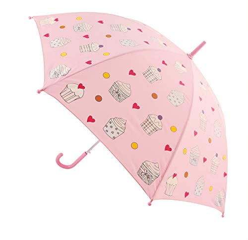 Bieco Kinderschirm Parapluie pliant, 86 cm, Rose (Rosa)