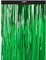Lametta Vorhang - 200 x 100 cm Fransen aus Folie Tür Tisch Wand Fenster Deko Hochzeit Party Geburtstag Glänzend Dekoration Basteln Hochzeitsdeko Girlande Babyparty groß XL Partydeko ( Grün dunkel )