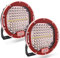 Fari LED Off road, Safego 7'' 300W Faro da Lavoro LED Tondo 30000LM Faretto Faro, LED Spot Proiettore Fendinebbia Luci IP67 impermeabile 6000K Bianco per 4x4 J-eep 4WD SUV ATV UTV (Guscio rosso)