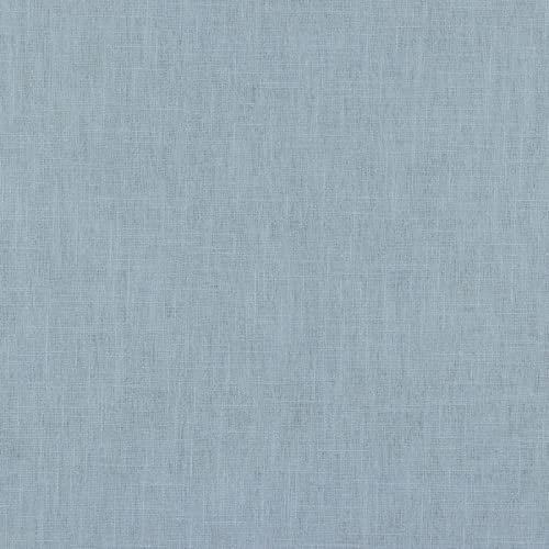 Hans-Textil-Shop Stoff Meterware Uni Hellblau 100% Leinen - 1 Meter, Leinenstoff, Kleider, Hose, Rock, Bluse, Hemd, Vorhänge, Kissen, Tischdecken