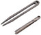 NHDT Lot de 2 mini pinces à épiler en titane. Pince à épiler EDC ultralégère et portable, facile à tenir, et à utiliser pour enlever les éclats de précision ou maintenir de petites pièces.