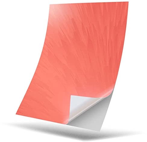 1 x Vinyl Sticker A4 Rectangle Shape 210x297 mm - Pink Red Paint Pattern Art Art Print Decal Laptop Tablet Luggage Car Wall Fridge Door Sticker #2045