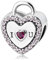 Charm Cuore Lucchetto Amore I Love You in argento 925 - Les Folies per Pandora