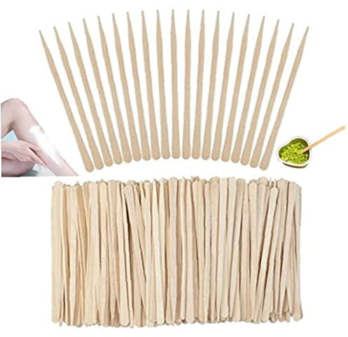Lipfer Augenbrauen Wachsstöcke 200pcs Wachs -applikator Holzzunge Depressoren Spatulas Wachsen Tatoo Sticks Kleine Haarentfernungsstäbchen
