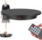 BEZAX Plato Giratorio Eléctrico, Expositor Giratorio con Mando a Distancia, Exposición De Productos En 360°,150 Kg De Carga,Soporte De Exhibición para Tienda,Black-42cm