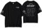 DHSPKN Stray Kids 5 Star Album Merch T-Shirt Felix Jisung Hyunjin Minho Bangchan Changbin Konzerte Tee Unisex Tops, Black-01, L
