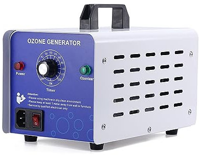 Generador de ozono, eliminador de olores, ozono, purificador de aire industrial, dispositivo de ozono, con temporizador, 48,000 mg/h, para garajes, granjas, hoteles (10,000 mg)