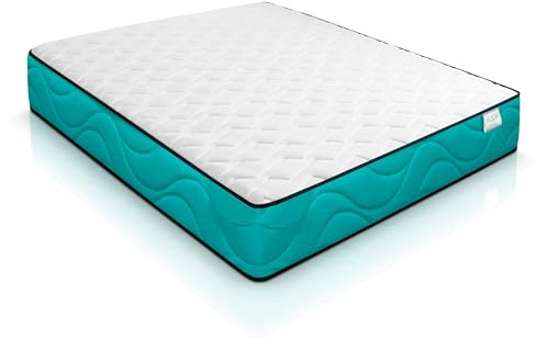WIN REST Colchón viscoelástico Altamente Transpirable Brisa, Altura 21 cm, Núcleo de Espuma de Gran Densidad, Tejido Stretch de 300g, (90x200 cm)