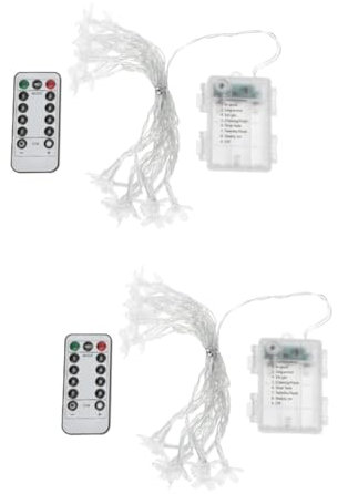 MAGICLULU 2pcs String Cherry Blossom Fairy Lights Led String Decor Light for Garden Outdoor Solar Ornaments