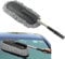 Plumero de microfibra para coche, cepillo extensible para coche, con mango extensible, cepillo extensible para detalles automáticos, sin arañazos, cepillo de microfibra para coche,