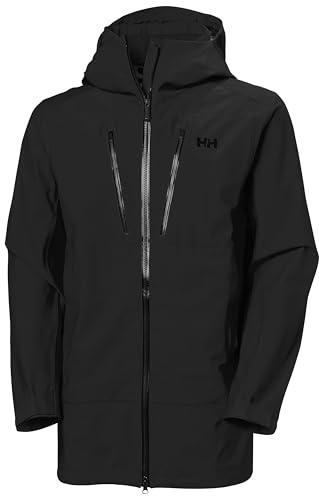 Helly-Hansen Alpha 3L Long Shell Herren Skijacke Wasserdicht 4-Wege-Stretch Athletic Shell Coat