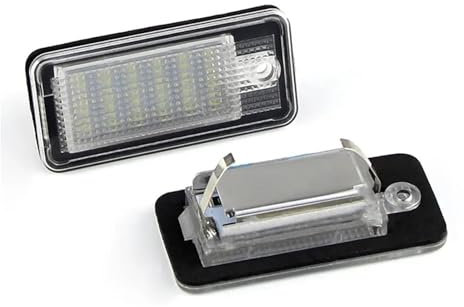 Hongxiani Kennzeichenbeleuchtung Kennzeichenbeleuchtung für Audi A4/S4 (B6 & B7) 2001-2008,Auto nccessory