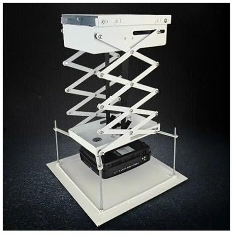 Electric Scissor Projector Lift Electric Ceiling Mount Bracket Roof Hanger