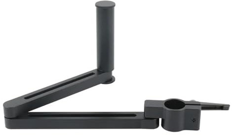 Mikroskop-Zubehör, 25 mm/32 mm, Mikroskop-Schwenkarm, 360 ° beweglich, universelle Metallhalterung, Aluminiumlegierung, faltbare Säule, Metallhalterung, Haltbarkeit und zuverlässige Leistung (32 mm)