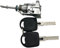 ALZZTUND Serrure De Porte pour VW pour Touran 2004 2005 2006 2007 2008 2019 Cylindre de Serrure de Porte 107837167VC Verrouillage De Porte