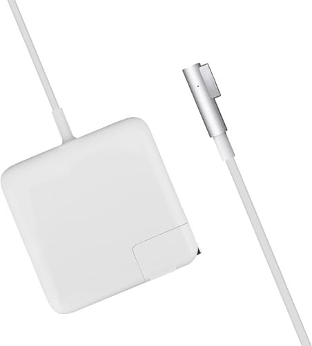 60W A1278 Charger Compatible with Mac Book Pro 13 15 17 Inch Old, L-Tip Power Adapter 6.6FT Cable, 2012 2011 2010 2009