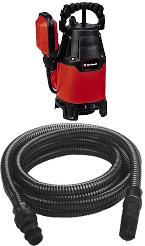 Einhell 9,500 L/hr Electric Submersible Water Pump with 7m Hose - 330W, Float Switch, 10m Long Cord - GC-DP 3325 Waste/Dirty/Clean Water Pump to Drain Floods, Empty Hot Tubs and Pools