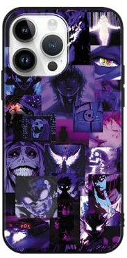 LOWBDGFU Schutzhülle für iPhone 16 pro Hülle 6.3 Zoll, Cartoon Anime Solo Leveling Naruto mit Muster Designs Manga Mädchen Junge Case Schutz Handyhülle Stoßfest TPU Weich Ultra Dünn Cover