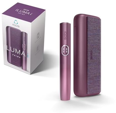 IQOS ILUMA i PRIME Kit Garnet Red - Tabakerhitzer (in 4 Farben) - für TEREA Tabaksticks - unsere beste Alternative zur Zigarette