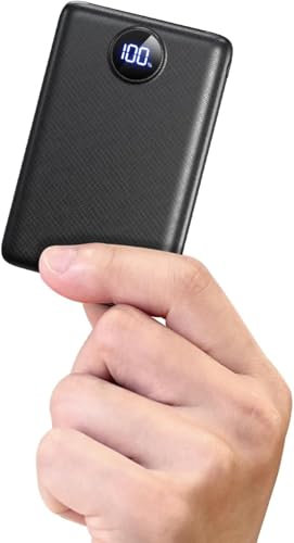 Power Bank Fast Charging 27000mAh, 22.5W Portable Charger(USB-C Input & Output), PD 3.0 QC 3.0 External Mobile Phone Battery with LED Display, Compatible with iPhone 16 15 14 13 12 Pro Max and More