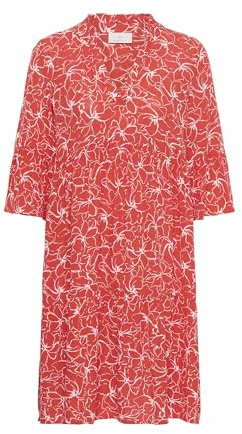 KAFFE Damen Kleid KAellen 3/4 Ärmel