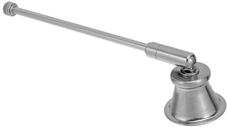 Operitacx Vintage Kerzenlöscher aus Aluminium und Eisen mit Komfortablem Griff Stilvoller Dochtlöscher zum Auslöschen von Aromatherapie Kerzen zu Hause