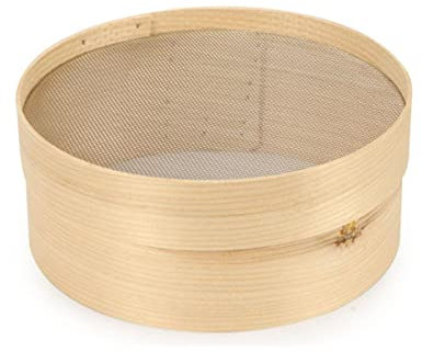 Calder 4604 SETACCIO in Legno cm.20 Rete Inox, Brown, One Size