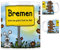 Bremen - Einfach die geilste Stadt der Welt Kaffeebecher Tasse Kaffeetasse Becher mug Teetasse Büro Stadt-Tasse Städte-Kaffeetasse Lokalpatriotismus Spruch kw Neustadt Burgdamm Fesenfeld Bremerhaven