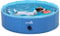 Pecute Piscina per Cani Piccoli e Medi(80x20cm), Vasca da Bagno per Cani, Piscina con Palline, di PVC Pieghevole Antiscivolo Resistente all'Usura,Blu