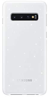 Samsung Galaxy S10 LED Cover – Official Samsung Galaxy S10 Case/Protective Case with LED Display and Light Show – White