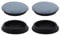 4 Pezzi - Scivoli per Mobili EasyMove PTFE Teflon - Consentono di Spostare Facilmente i Mobili - da Lifeswonderful