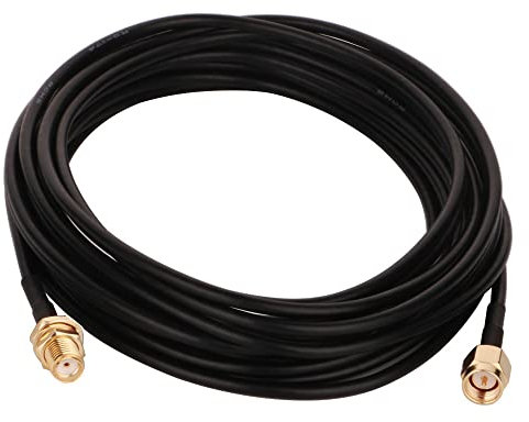GTIWUNG Adaptateur SMA Mâle-Femelle, Câble Coaxial 3m, Rallonge Antenne WLAN, Câble d'Extension pour Antenne (50 Ohm)