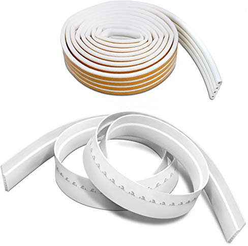 SourceTon Draft Stopper und Window Sealing Strip, Draft Blocker für Under the Door, 3,9 cm B x 99,1 cm L und 33 Fuß Wetterschutz mit selbstklebendem Material