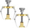 2 Pièces Lifter d'Ongle Incarné Outil Ongle Incarné Pince d'Orteil en Acier Inoxydable Outil de Soins des Pieds pour Paronychia (Or)