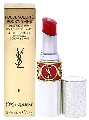 YSL ROUGE VOLUPTE ROCK'N SHINE 6 - EXCESSIVE ORANGE