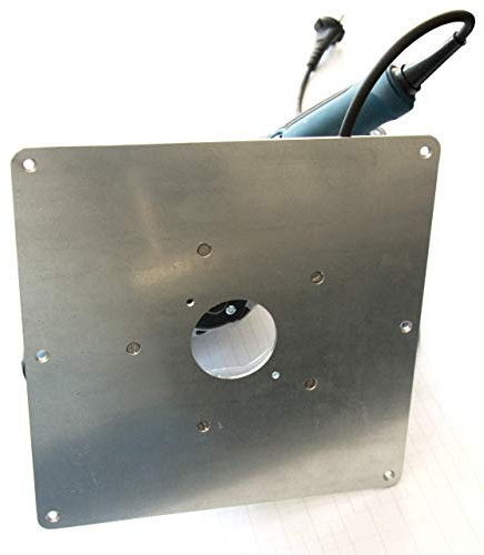 Tuneon Platte Einlegeplatte Stahl Frästisch für Bosch Profi GOF 1250 CE Oberfräse