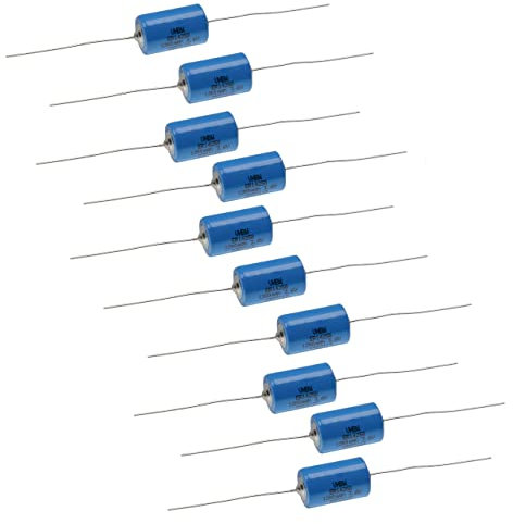 vhbw 10x ER14250 Rundzellenbatterien - Spezialbatterien mit Lötanschlüssen (1200mAh, 3,6V, Li-SOCl2)
