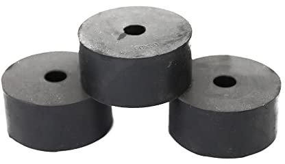 TEN-HIGH 4 Stücke Stoßdämpfende Unterlegscheiben Pads Gummi,100 * 50 * 10 mm Antirutschmatte vibrationsdämpfer für Waschmaschinen, Trocknern, Kühlschränken