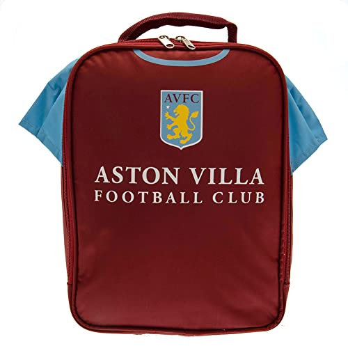 Aston Villa F.C. Kit Lunch Bag Official Merchandise, Claret