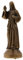 LOVIVER Mini Jesus Heilige Religiöse Figur Magnetische Dekoration Statue X1, Bronze, 5cm