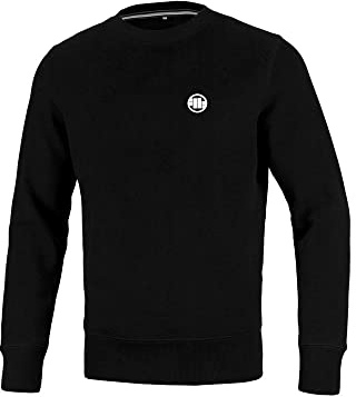 Pitbull Herren Crewneck Sweatshirts Männer Basic Pullover Pit Bull West Coast Small Logo Freizeit-Sweatshirt M