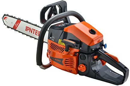 Gas Chainsaw 60cc 2-Cycle Gasoline Powered Chainsaw 20 Inch Handheld Cordless Petrol Chain Saws For Forest, Wood, Garden and Farm Cutting Use